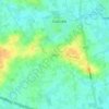 Vijfwegen topographic map, elevation, terrain