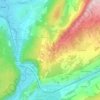 Les Jantets topographic map, elevation, terrain