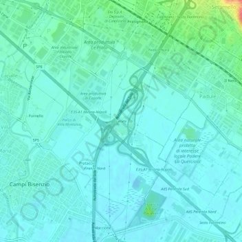 Limite topographic map, elevation, terrain