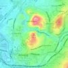 Ankara Kalesi topographic map, elevation, terrain