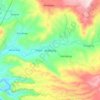 Malitbog topographic map, elevation, terrain