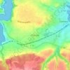 Plounez topographic map, elevation, terrain
