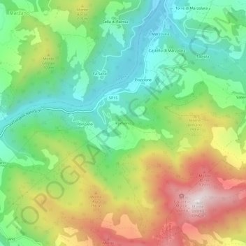 Ramiano topographic map, elevation, terrain