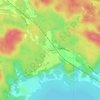 Windy Lake topographic map, elevation, terrain