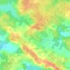 Le Bourg topographic map, elevation, terrain