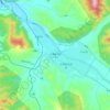 Wangqing topographic map, elevation, terrain