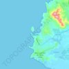 Pucusana topographic map, elevation, terrain