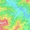 La Rouveure topographic map, elevation, terrain