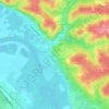 Font Darlan topographic map, elevation, terrain