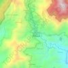 Pan-ngat topographic map, elevation, terrain