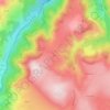 Auliac topographic map, elevation, terrain