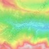 Valcanale topographic map, elevation, terrain