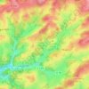 Hof topographic map, elevation, terrain