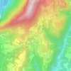 Cavalo topographic map, elevation, terrain