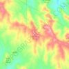 El Chichon topographic map, elevation, terrain
