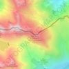Cime Scandaillière topographic map, elevation, terrain