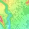 Monte Horeb topographic map, elevation, terrain