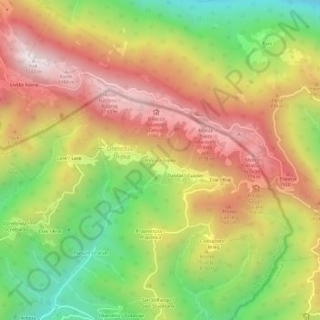 Trinco / Trinko topographic map, elevation, terrain