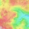 Plani topographic map, elevation, terrain