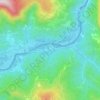 Belo topographic map, elevation, terrain