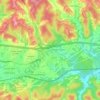 Teays Villa topographic map, elevation, terrain