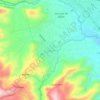 Yaruquíes topographic map, elevation, terrain