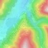 Montouvrard topographic map, elevation, terrain