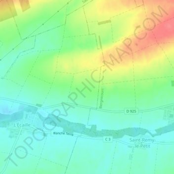 Georgea topographic map, elevation, terrain