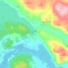 Salteå topographic map, elevation, terrain