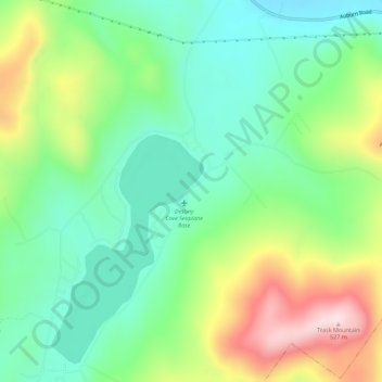 Worthley Pond topographic map, elevation, terrain