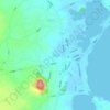 Goseong-ri topographic map, elevation, terrain