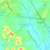 Kampung Seberang Batu Hampar topographic map, elevation, terrain