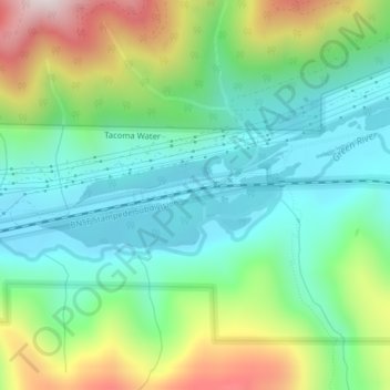 Lester topographic map, elevation, terrain