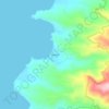 Hamlet topographic map, elevation, terrain