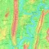 Dadukou topographic map, elevation, terrain