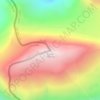 Noshaq topographic map, elevation, terrain