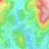 Merlonne topographic map, elevation, terrain
