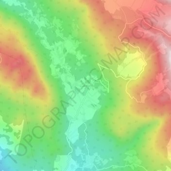 Lukovo topographic map, elevation, terrain