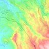 Cañaveral topographic map, elevation, terrain