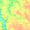 La Petite Roussière topographic map, elevation, terrain