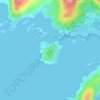 Abbey Island topographic map, elevation, terrain