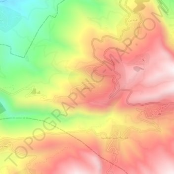 Barhalioun topographic map, elevation, terrain