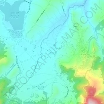 Tintera topographic map, elevation, terrain