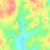 Millers topographic map, elevation, terrain