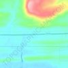 Hughes topographic map, elevation, terrain