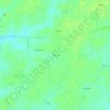 Allonville topographic map, elevation, terrain