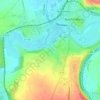 Noncourt topographic map, elevation, terrain