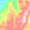 Lamak topographic map, elevation, terrain