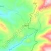 El Empalme topographic map, elevation, terrain
