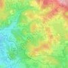 La Chaulière topographic map, elevation, terrain